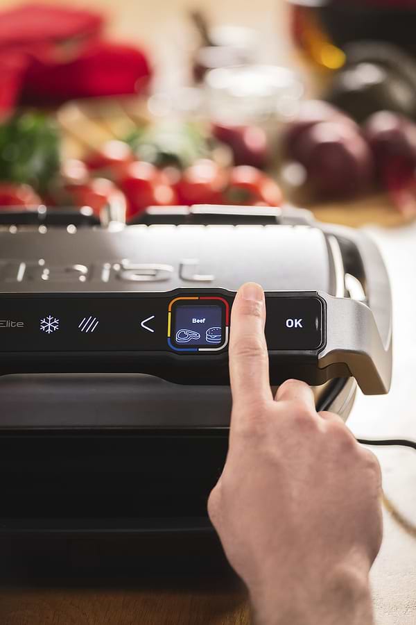 Фото - Гриль-барбекю електричний Tefal GC750D30 OptiGrill Elite