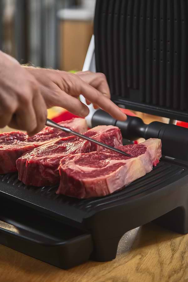 Фото - Гриль-барбекю електричний Tefal GC750D30 OptiGrill Elite