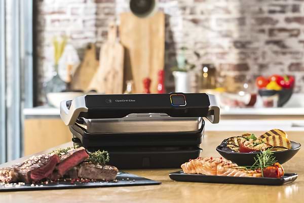 Фото - Гриль-барбекю електричний Tefal GC750D30 OptiGrill Elite