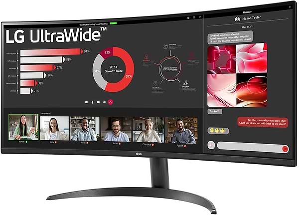 Фото - Монитор LG 34WR50QC-B