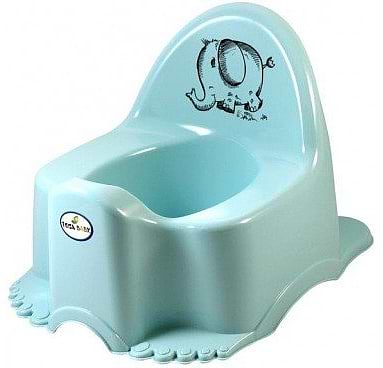 Фото - Горщик дитячий Tega Baby ЕСО Слоник з музикою Бірюзовий (PO-057-140)