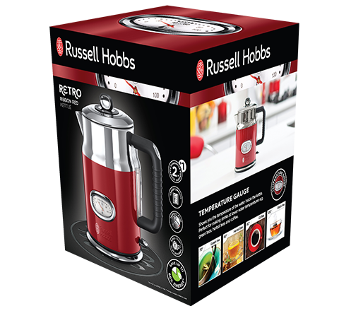 Фото - Электрический чайник Russell Hobbs 21670-70 Retro Red