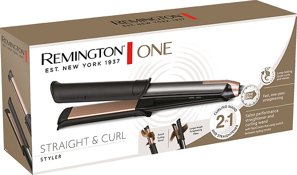 Фото - Вирівнювач волосся Remington ONE STRAIGHT & CURL (S6077)
