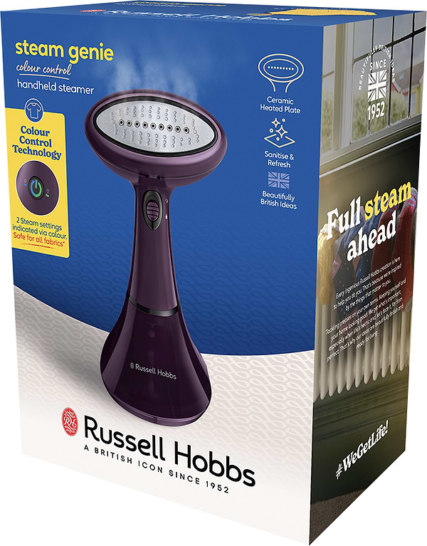 Фото - Вертикальний відпарювач ручний Russell Hobbs 27410-56 Steam Genie Colour Control