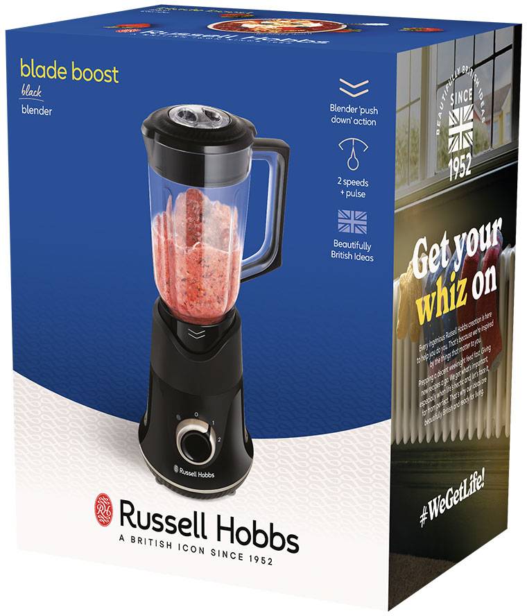Фото - Блендер стаціонарний Russell Hobbs Blade Boost Black (26710-56)