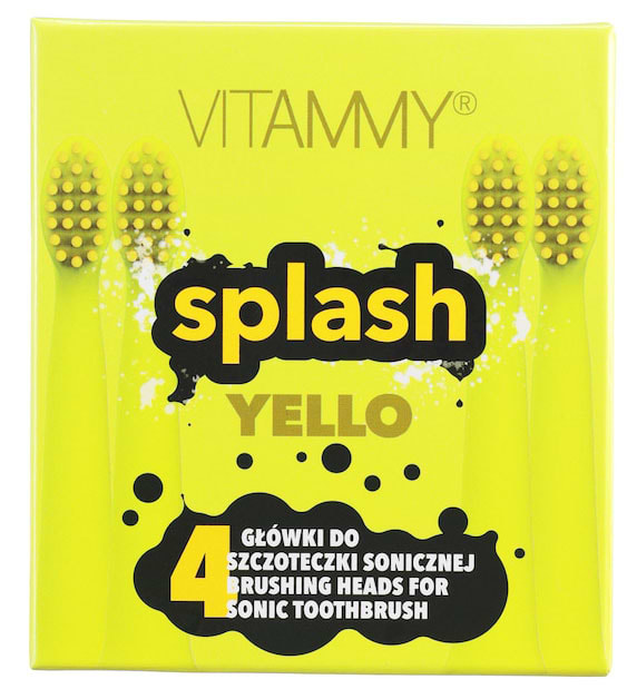 Фото - Насадка для зубной щетки Vitammy Splash Yellow (TH1811-4 yellow)