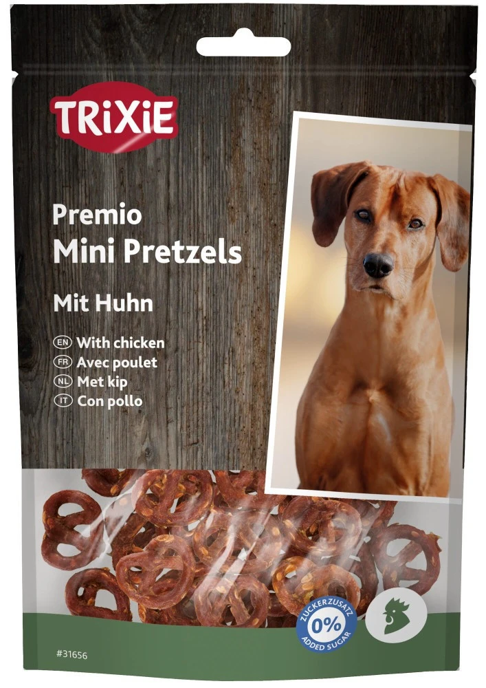 Ласощі для собак Trixie Premio Mini Pretzels with Chicken крендель з куркою 100 г (4011905316567)