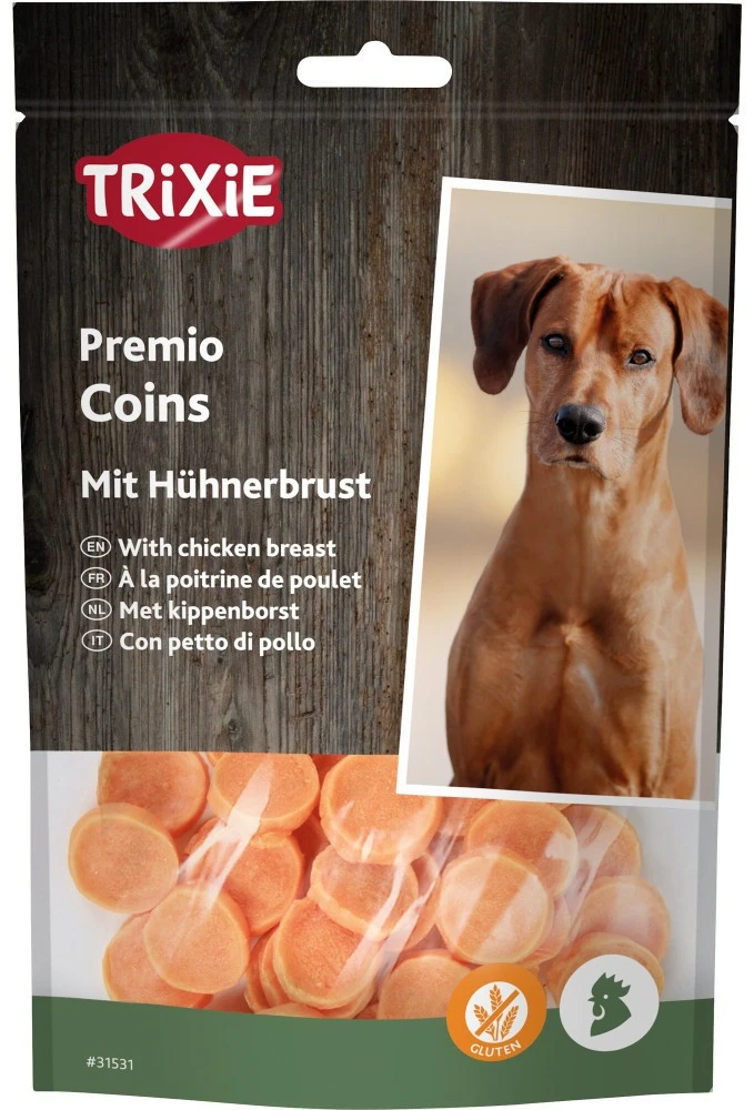 Ласощі для собак Trixie Ласощі Trixie Premio Chicken Coins для собак монетки з куркою 100 г