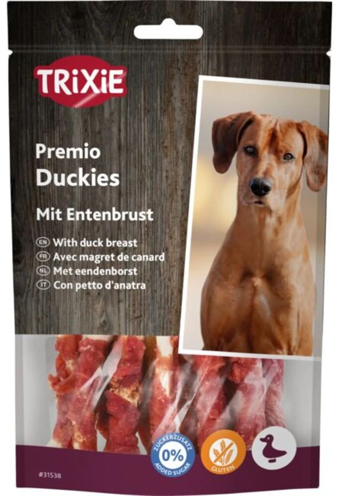 Ласощі для собак Trixie Premio Duckies з качкою 100 г (4011905315386)