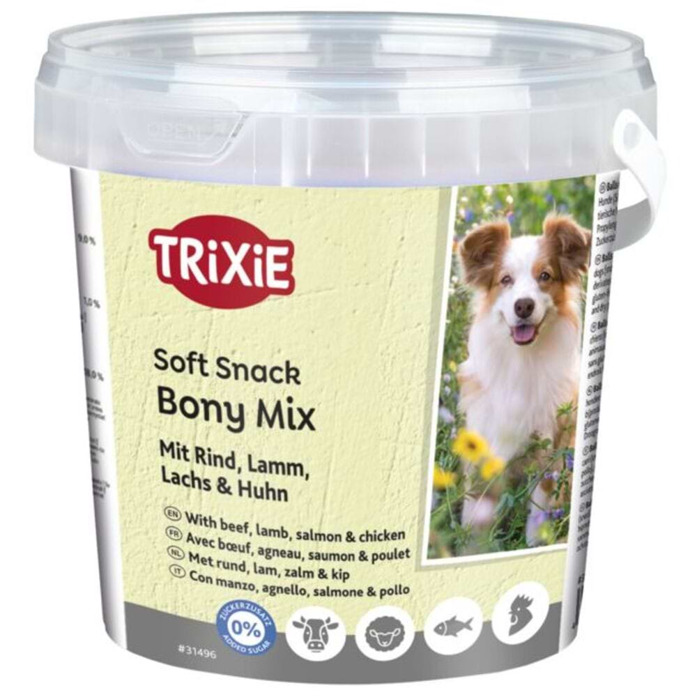 Ласощі для собак Trixie Soft Snack Bony Mix 500 г (4011905314969)