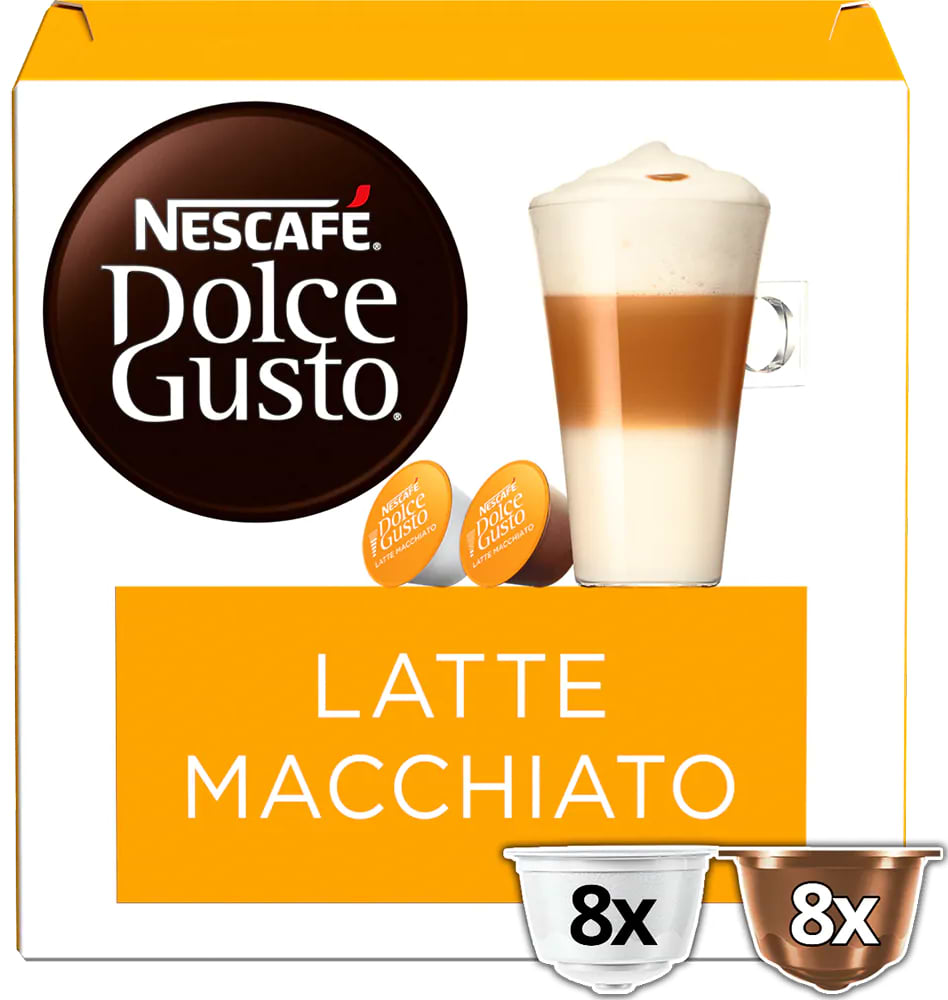 Кава у капсулах Nescafe DOLCE GUSTO Latte Macchiato 16 шт. 183,2г - Фото 1