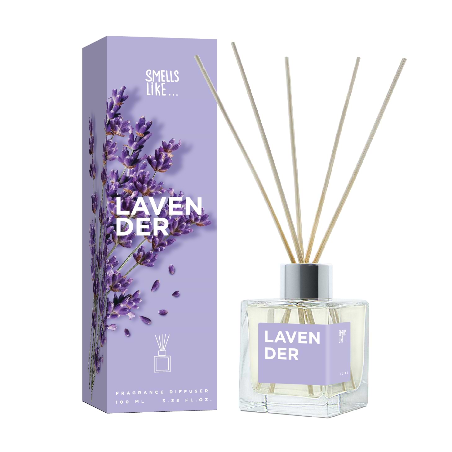 Аромадифузор Esse Smells Like Lavender (Лаванда) 100 мл (SL-L)