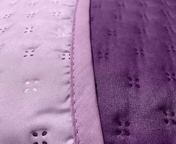 Фото - Покрывало полуторное Zastelli Sunset Purple/Lavender двухстороннее паяное 145х210 см (21442)