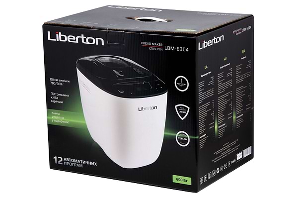 Фото - Хлебопечь Liberton LBM-6304