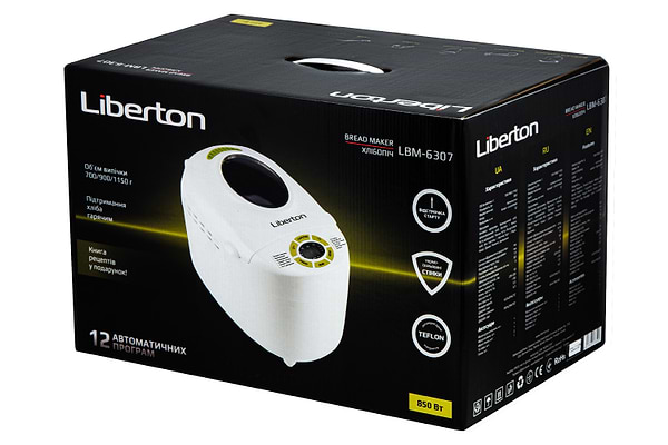 Фото - Хлібопічка Liberton LBM-6307