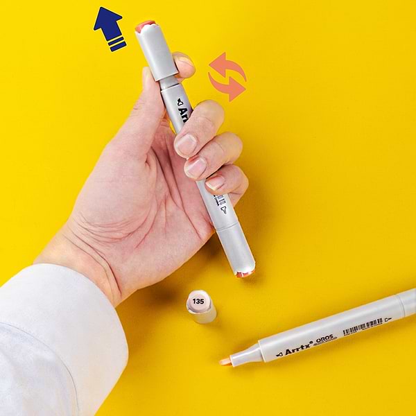 Фото - Набір маркерів Arrtx Oros ASM-03RD 24 кольори, червоні відтінки (LC302536)