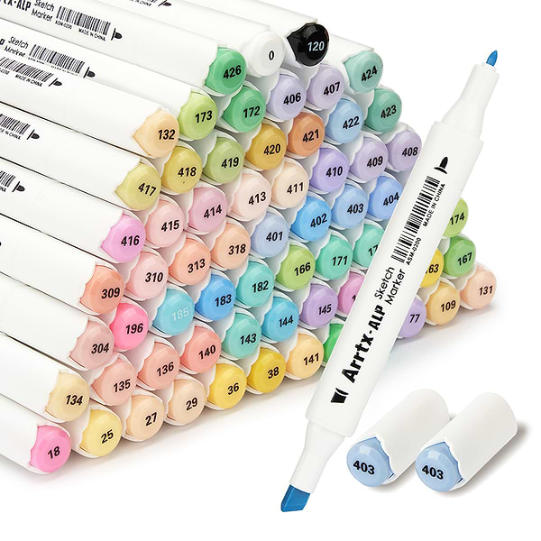 Фото - Набір маркерів Arrtx ALP66 (LC304479)