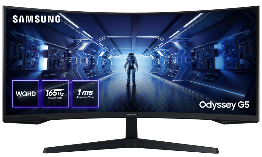 Монітор ігровий Samsung Odyssey G5 (LC34G55TWWIXCI/UA)
