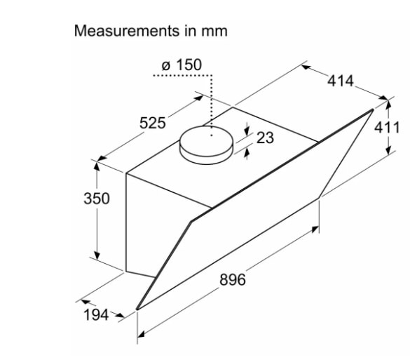 Фото - Витяжка декоративна Siemens LC97KPJ60T