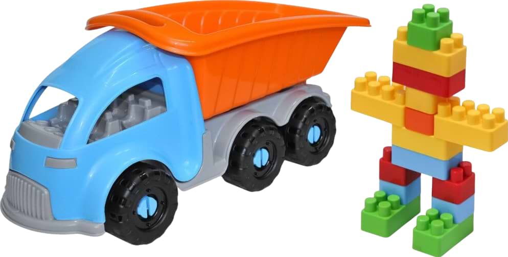 Базовый игровой транспорт для малыша Tigres с конструктором 33 эл. (40041)