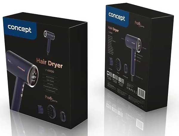 Фото - Фен Concept BLDC PROFI Care VV8100