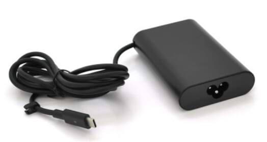 Зарядное устройство для ноутбука Merlion Dell 65W USB Type-C + каб.пит. (LDL65/Type-C/28340) - Фото 1