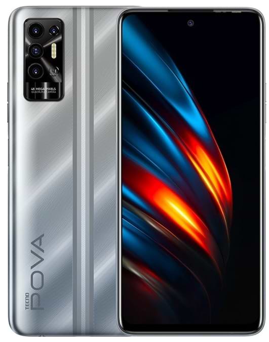 Фото - Смартфон Tecno Pova-2 (LE7n) 4/128GB Dual Sim Polar Silver