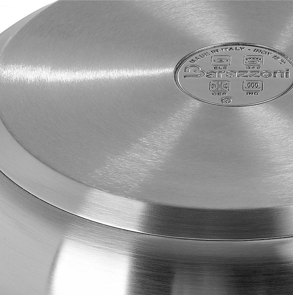 Фото - Сковорода універсальна Barazzoni LE INOXIDABILI 28 см (278109028)