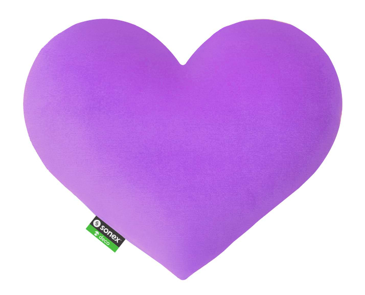 Подушка декоративна Sonex Love 40x40 см Purple (SO102175) - Фото 1