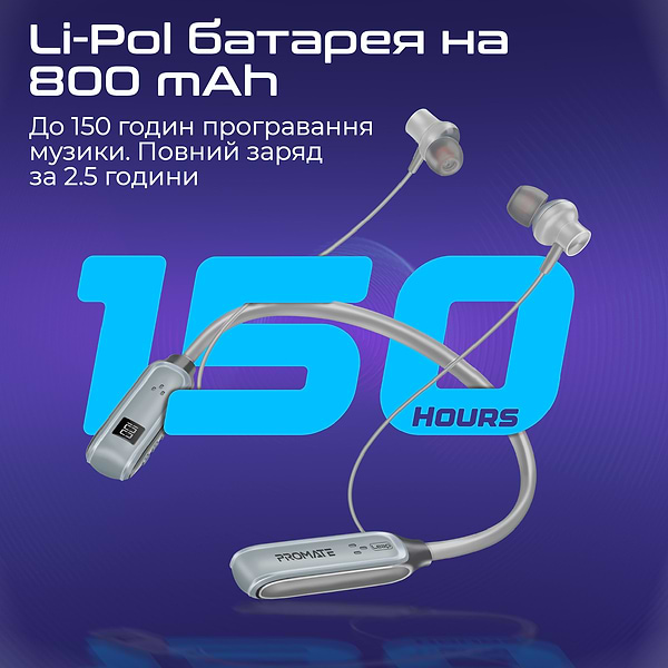 Фото - Наушники вкладыши беспроводные Promate leap.silver