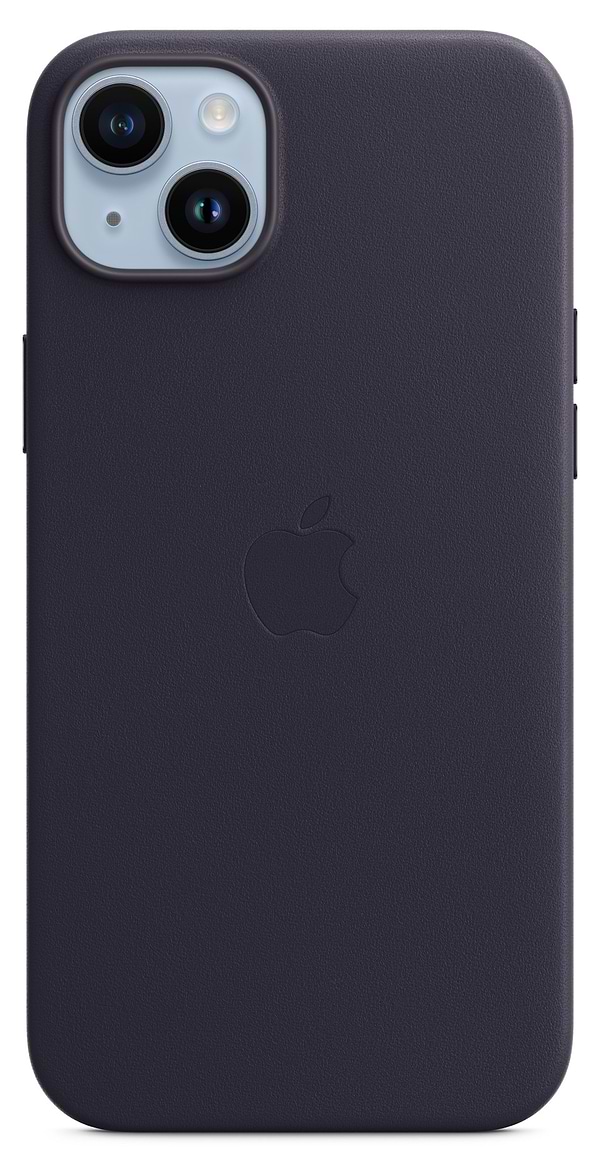 Фото - Чехол для смартфона Apple iPhone 14 Plus Leather Case with MagSafe - Ink (MPPC3)