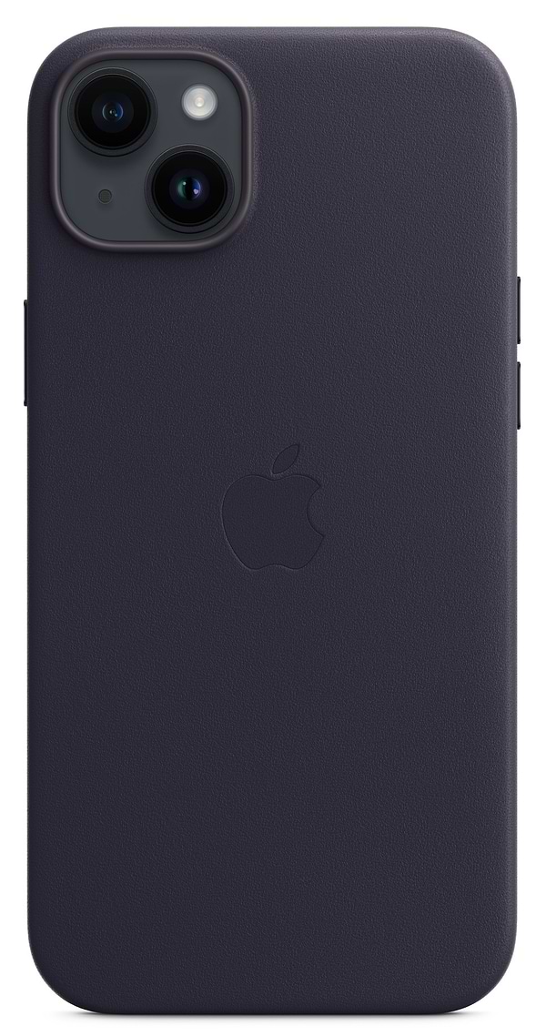 Фото - Чехол для смартфона Apple iPhone 14 Plus Leather Case with MagSafe - Ink (MPPC3)