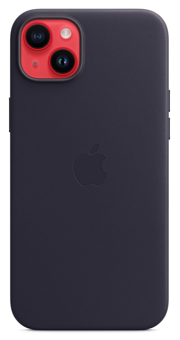 Фото - Чехол для смартфона Apple iPhone 14 Plus Leather Case with MagSafe - Ink (MPPC3)