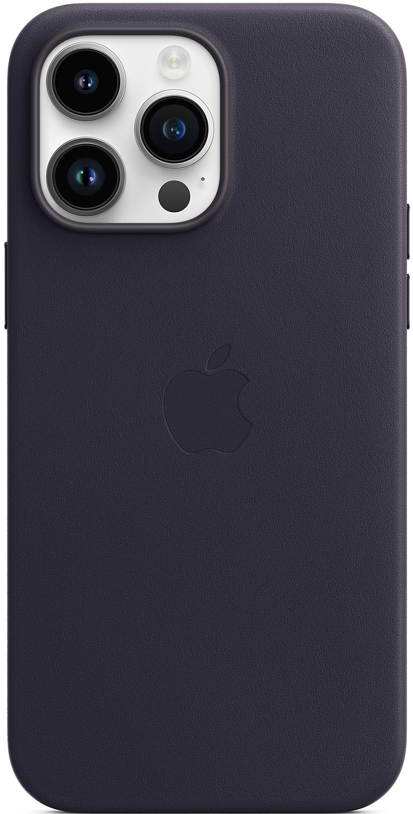 Фото - Чехол для смартфона Apple iPhone 14 Pro Max Leather Case with MagSafe - Ink (MPPP3)