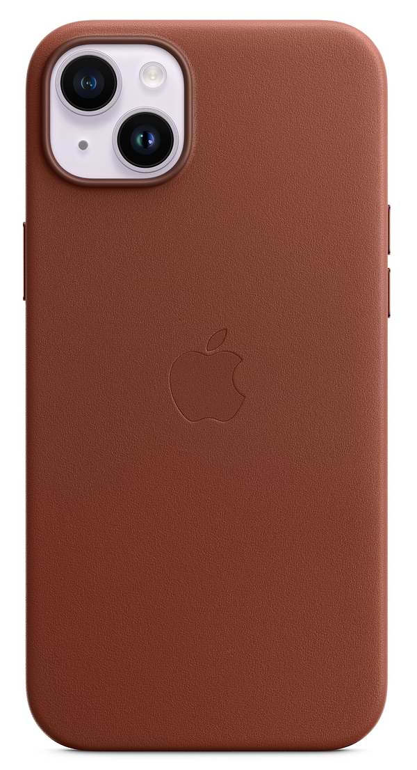 Фото - Чохол для смартфону Apple iPhone 14 Plus Leather Case with MagSafe - Umber (MPPD3)