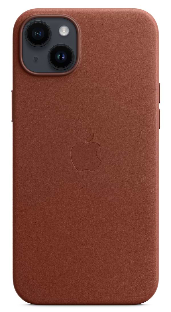 Фото - Чохол для смартфону Apple iPhone 14 Plus Leather Case with MagSafe - Umber (MPPD3)