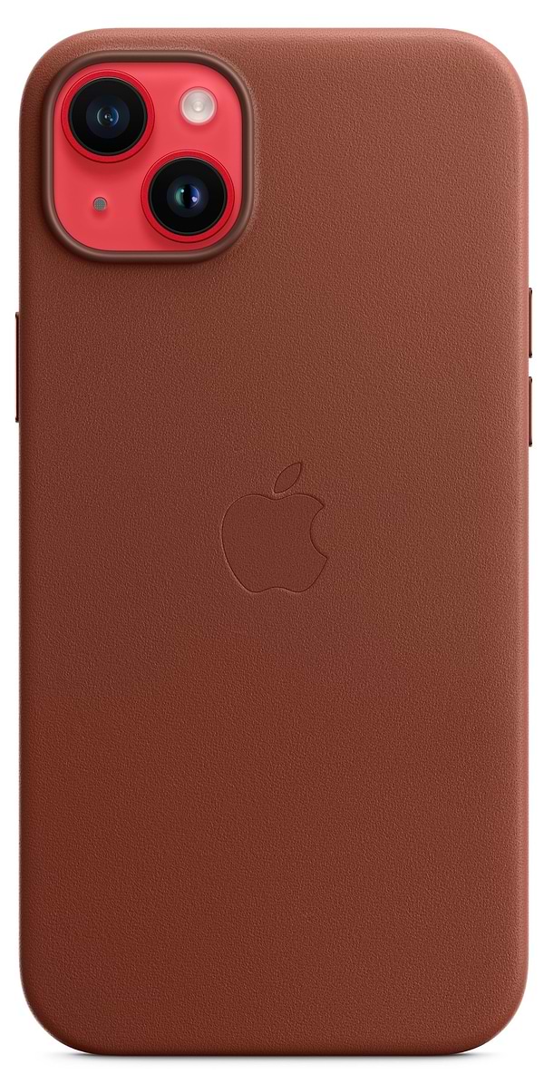Фото - Чохол для смартфону Apple iPhone 14 Plus Leather Case with MagSafe - Umber (MPPD3)