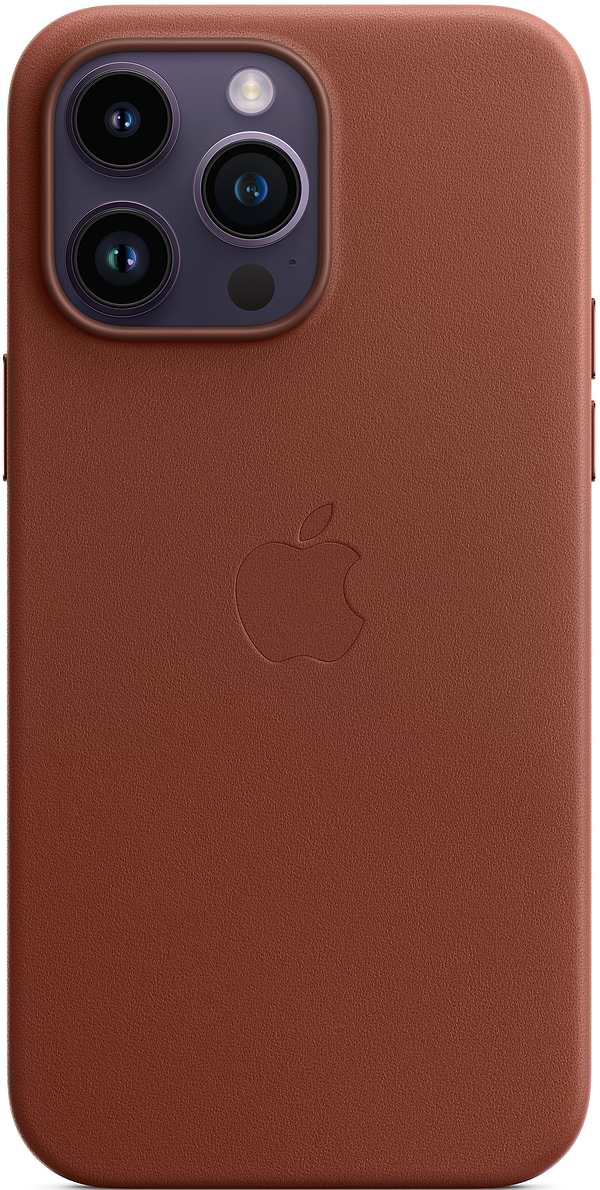 Фото - Чохол для смартфону Apple iPhone 14 Pro Max Leather Case with MagSafe - Umber (MPPQ3)