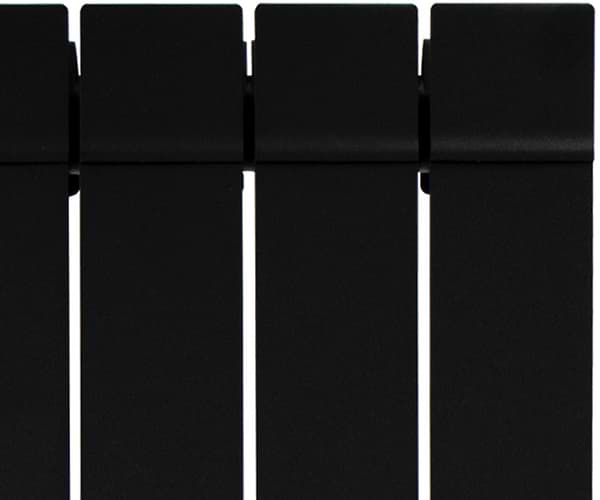 Фото - Радиатор отопления Nova Florida Ledro S/90 2000 мм Black coffee 5 секції (81GLE05405)