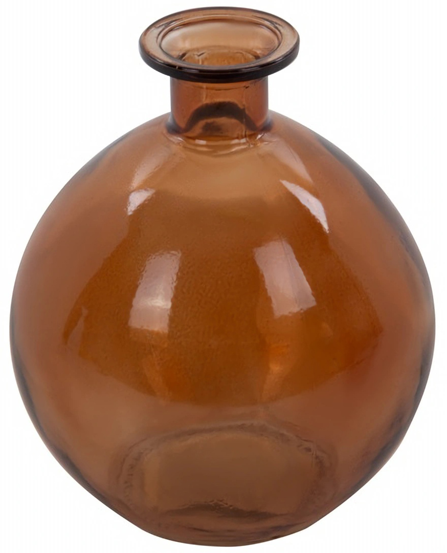 Ваза Lefard Bottle амбер 13 см (821-004)