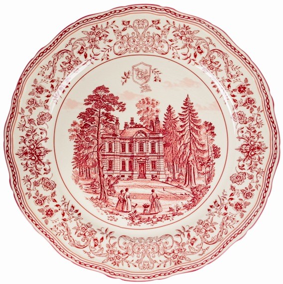 Тарілка обідня Lefard Red Castle 27 см (359-493)