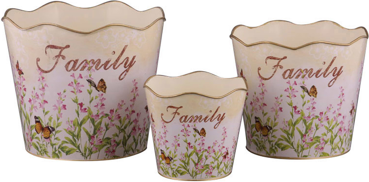 Набір кашпо Lefard 11х15х18 см 3 шт. (730-036)