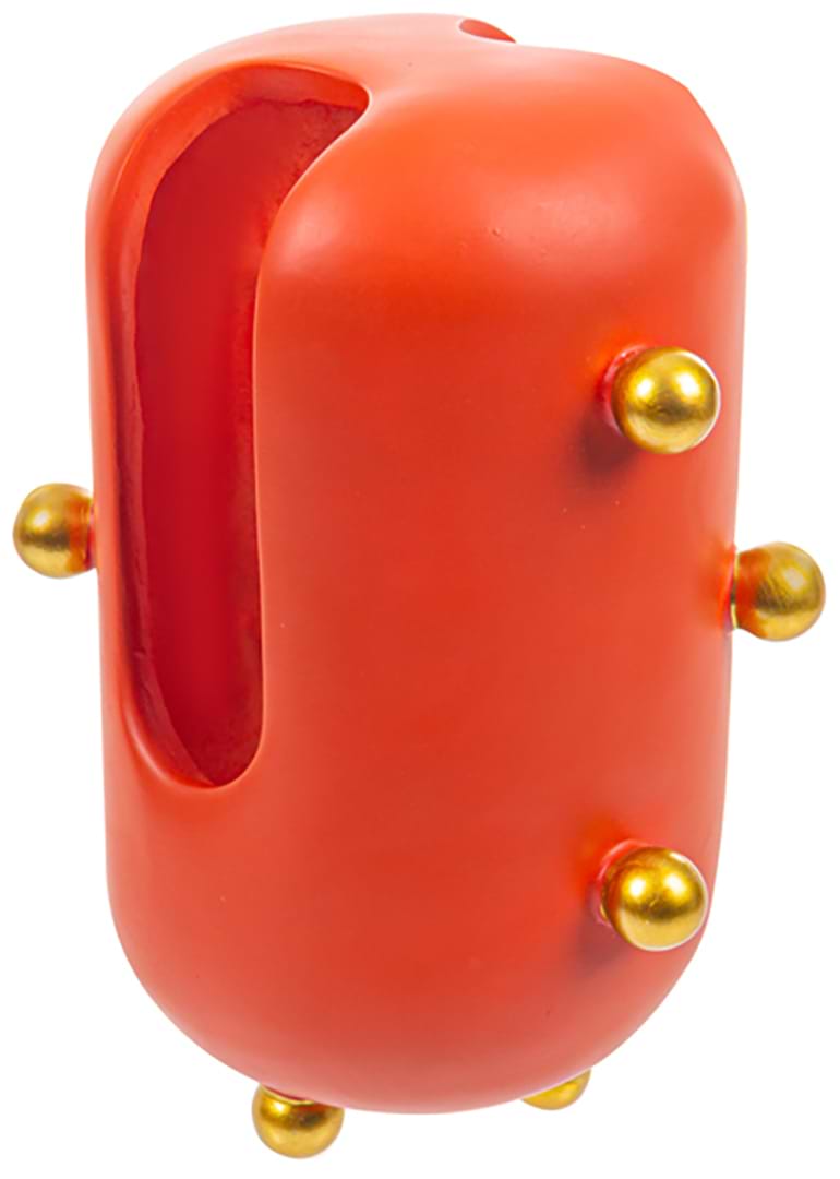 Ваза Lefard 17x13,5x23 см красная (811-049)