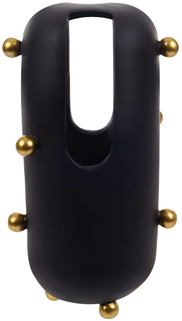 Ваза Lefard 17x13,5x30 см черная (811-046)