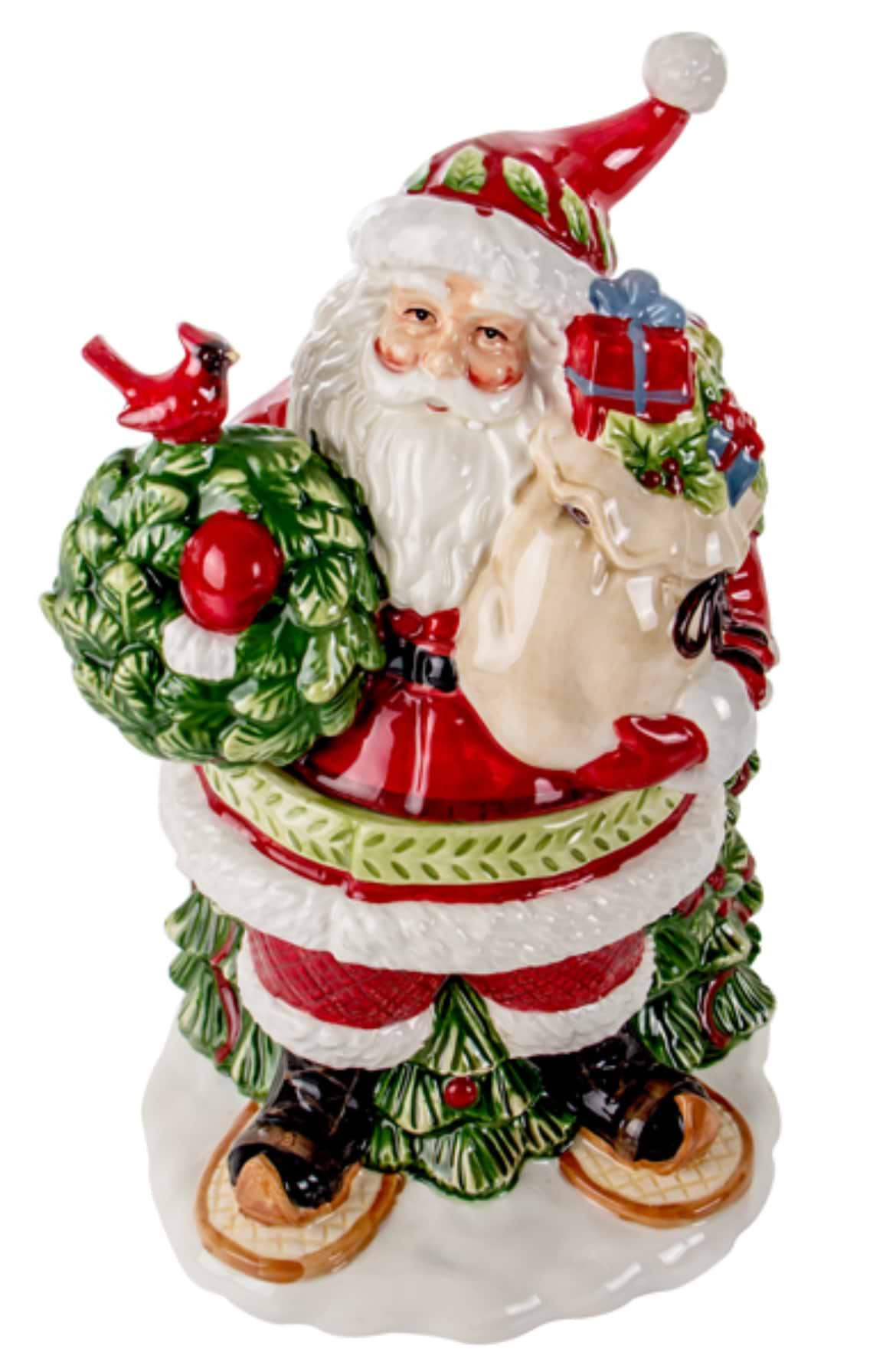 Конфетница Lefard Санта Клаус 19х18х30 см (59-1008)