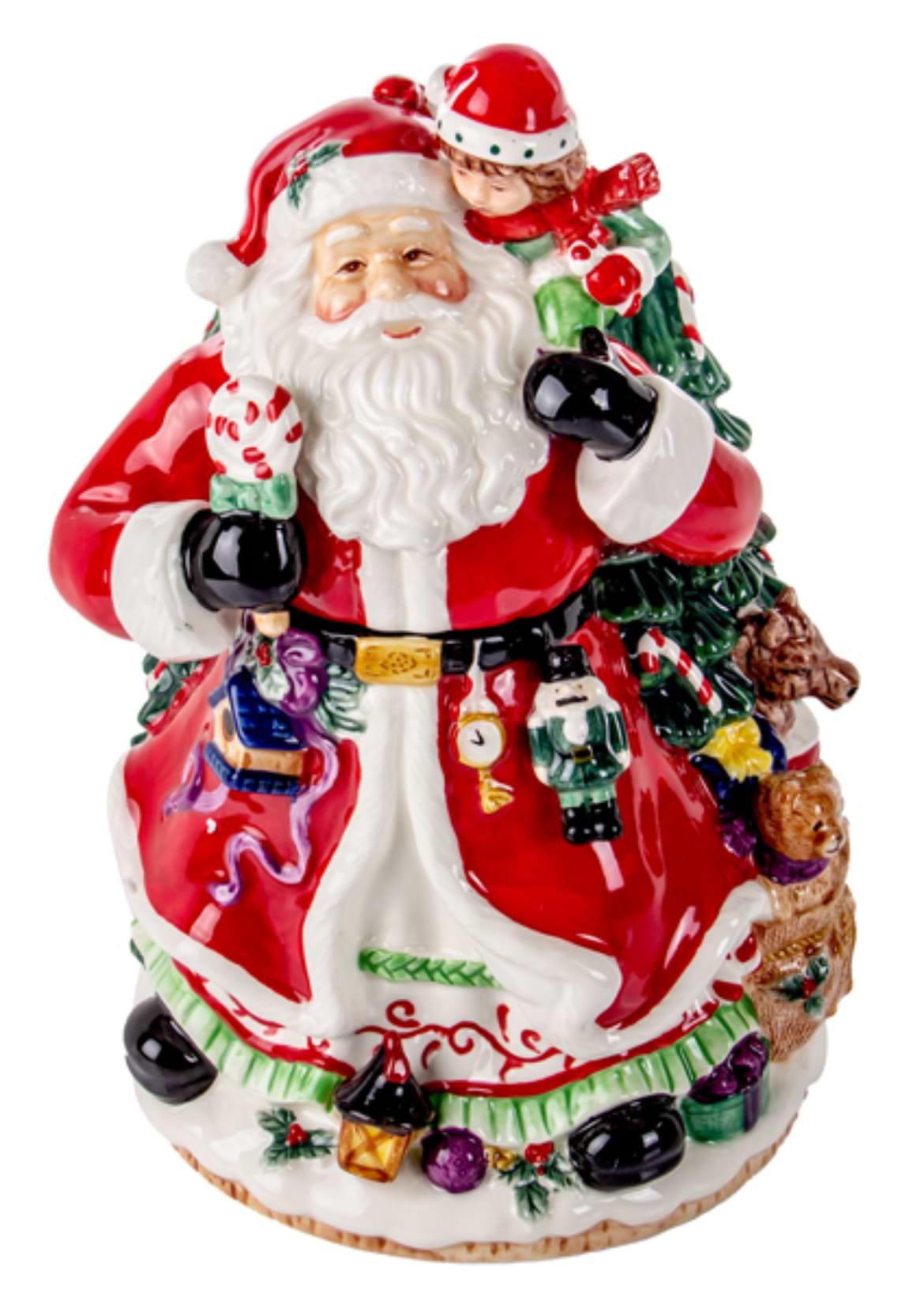 Конфетница Lefard Санта Клаус 19х19х29 см (59-1005)