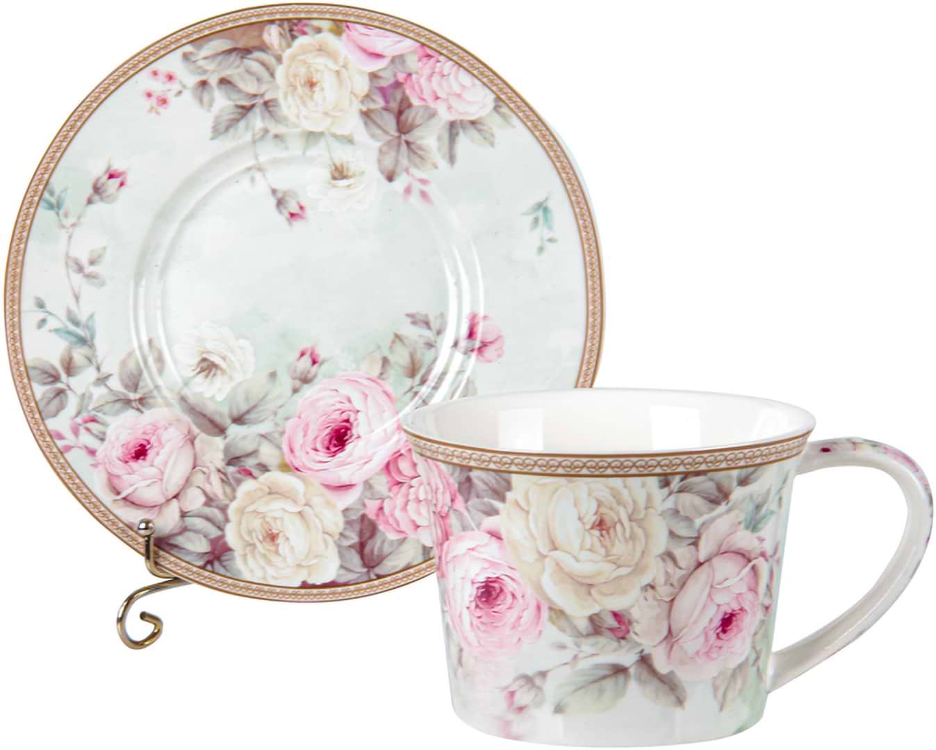 Чашка Lefard Англійська троянда 220 мл 2 пр. (924-564)