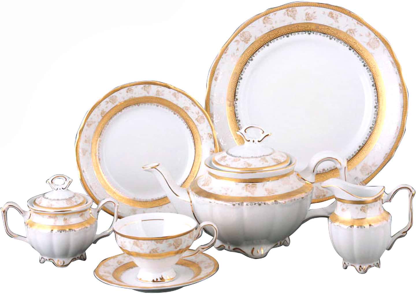 Сервиз чайный Lefard Золотые розы 22 пр. (90-494)