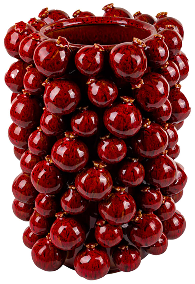 Ваза Lefard Гранаты 22х22х33 см коричневая (626-007)