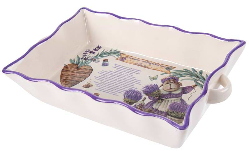 Фото - Форма для приготовления Lefard Лавандовые истории 29x18,5x6 см (940-280) Фото - Форма для приготовления Lefard Лавандовые истории 29x18,5x6 см (940-280)